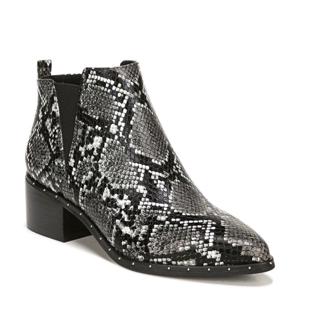 Bar Lll Gabby Ankle Booties Snake Print